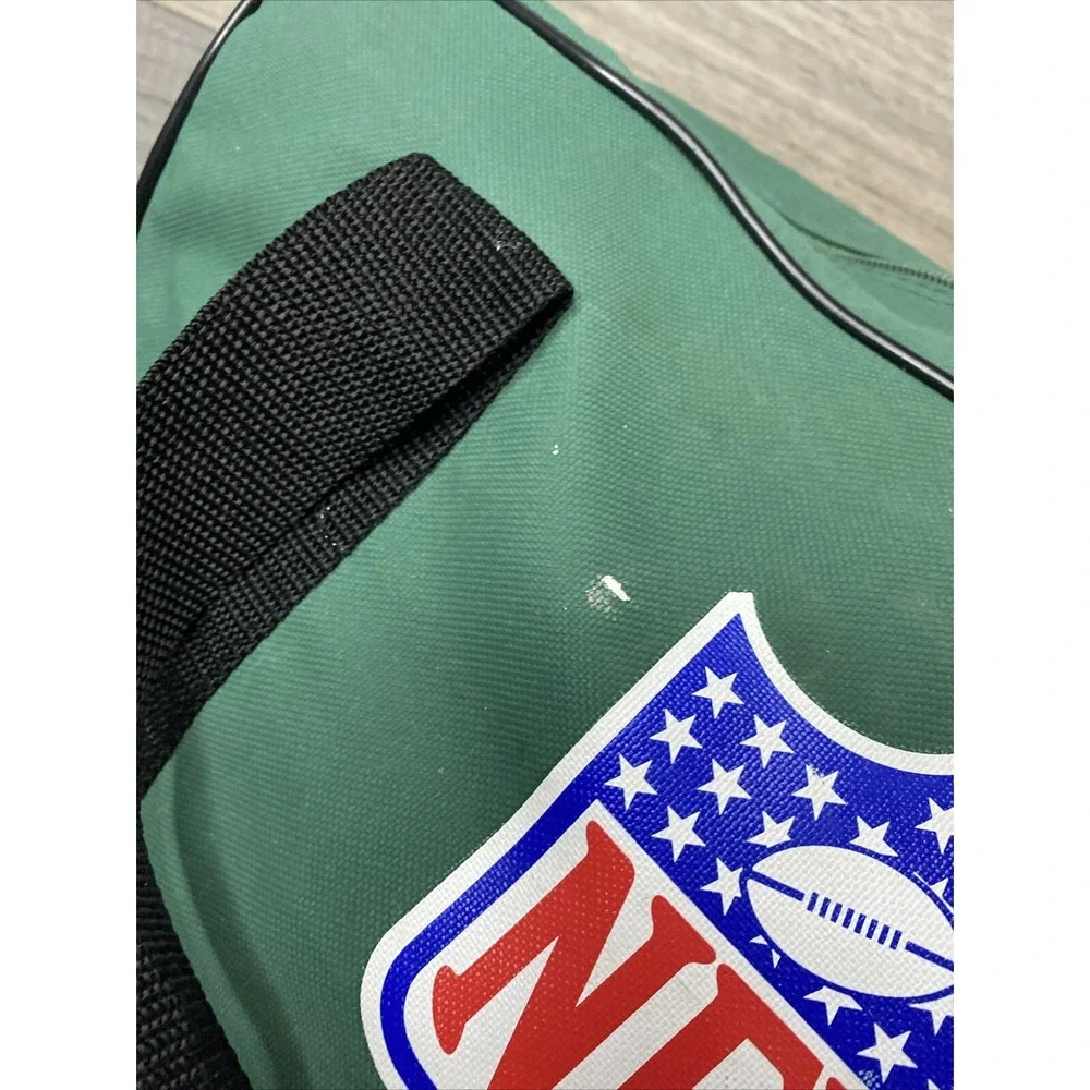 NFL Duffel Bag Unisex OS Green Fair Vintage National Car Rental Logo Canvas